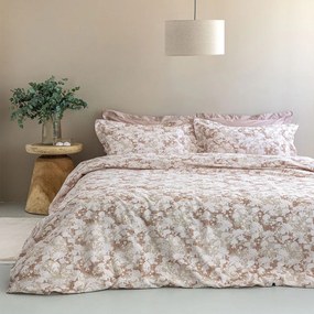 Σεντόνια Pale PAL703 (Σετ 4τμχ) Brown Palamaiki Υπέρδιπλo 240x270cm 100% Cotton Satin