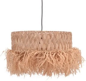Κρεμαστό Φωτιστικό Οροφής Annhele Inart sisal σε φυσικό Φ50x35εκ 339-000015-339-000015-Μπεζ 339-000015