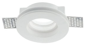 Φωτιστικό Σποτ Χωνευτό Intec Spirit-R1 8031440362177 Γύψινο