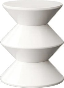 Σκαμπό Nextdeco PP λευκό 36x36xΥ45εκ.