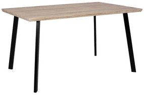 Τραπέζι OFIRA με Μαύρα πόδια Sonama 140x80x76Y εκ. 140x80x76 εκ.