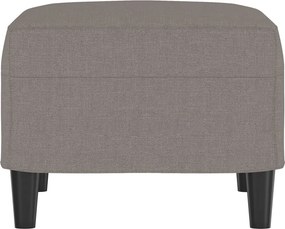 vidaXL Υποπόδιο Taupe 60x50x41 εκ. Υφασμάτινο