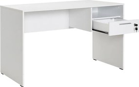 Γραφείο εργασίας Concept Megapap χρώμα λευκό 120x60x75εκ.