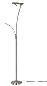 Φωτιστικό Δαπέδου Trio Lighting Granby 424310207 Νίκελ Ματ