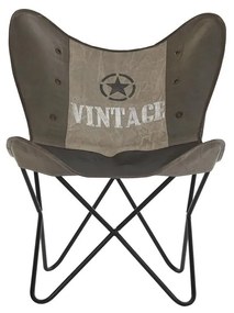 Καρέκλα Τραπεζαρίας DKD Home Decor Καφέ Μαύρο Γκρι 76 x 76 x 96 cm