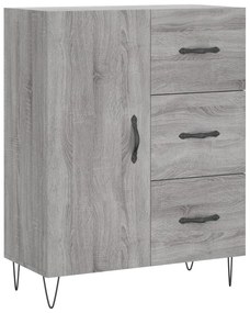 vidaXL Ντουλάπι Γκρι Sonoma 69,5 x 34 x 90 εκ. από Επεξεργασμένο Ξύλο