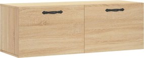 vidaXL Ντουλάπι Τοίχου Sonoma Δρυς 100 x 36,5 x 35 εκ. Επεξεργ. Ξύλο