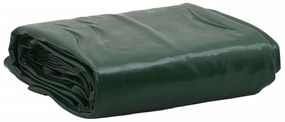 vidaXL Μουσαμάς Πράσινος 5 x 6 μ. 650 γρ./μ²