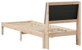 vidaXL Σκελετός Κρεβατιού Καφέ και ανοιχτό γκρι 80 x 200 cm