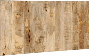 vidaXL κεφαλάρι 160 cm μασίφ ακατέργαστο ξύλο Mango