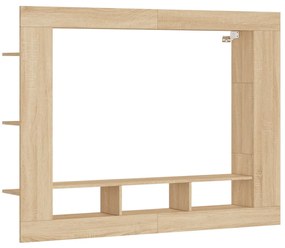 vidaXL Έπιπλο Τηλεόρασης Sonoma Δρυς 152x22x113 εκ. Επεξεργασμένο Ξύλο