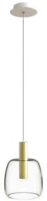 Φωτιστικό Οροφής Μονόφωτο LED Zambelis 1968 Clear Glass