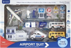 Σετ αεροδρόμιο με αεροπλάνο &amp; αξεσουάρ - A620-3 - 233299