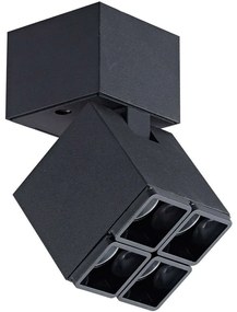 Φωτιστικό Οροφής - Σποτ VK/04304/B/C 6,1x11cm Led 460Lm 8W 4000K Black VKLed