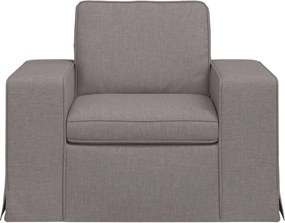 vidaXL Καναπές 60cm Taupe Μέταλλο