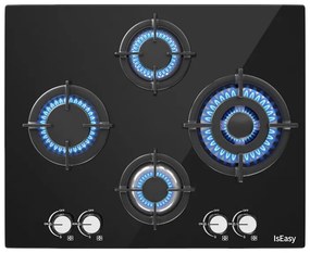 Γυάλινη εστία αερίου IsEasy MGBG-604B