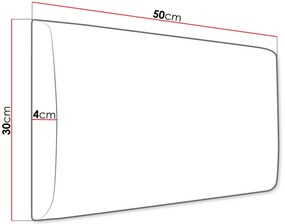 Επενδυμένο Πάνελ τοίχου 50x30-Prasino