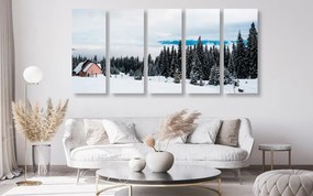 Εξοχικό σπίτι 5 μερών στη χιονισμένη φύση - 100x50