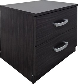Κομοδίνο Athos pakoworld σε wenge απόχρωση 48x40x41.5εκ