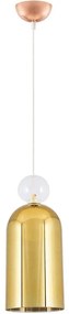 Φωτιστικό Οροφής 414LRC1802 Φ16x120cm 1xG9 5W Gold Opviq