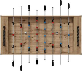 vidaXL Τραπέζι Φουτμπολ Τεχνίτικη Δρυς 125 x 60,5 x 80 εκ.