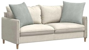 vidaXL Μαξιλάρι Καναπέ 2 pcs Ανοιχτό γκρι 60 x 60 cm