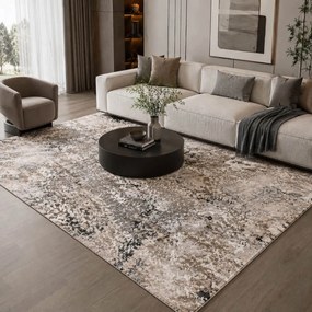 Χαλί (160x230) Polcarpet Estia 4871 Black/Beige