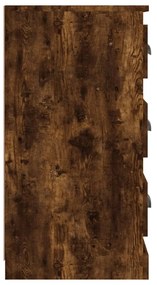 vidaXL Μπουφές Καπνιστή Δρυς 70x35,5x67,5 εκ. από Επεξεργασμένο Ξύλο