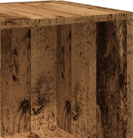 vidaXL Side Table 33 x 33 x 34 cm Engineered wood Παλαιωμένο ξύλο