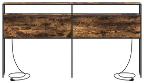 vidaXL Κεφαλάρι Αποθήκης Καπνιστή δρυς 180 cm Επεξεργασμένο ξύλο