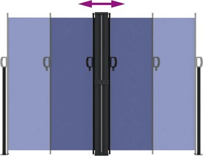 vidaXL Σκίαστρο Πλαϊνό Συρόμενο Μπλε 180 x 1200 εκ.