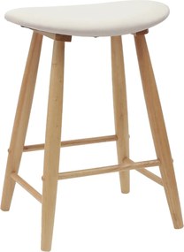 vidaXL Καρέκλες φαγητού 2 pcs Φυσικό 46 x 37 x 63 εκ