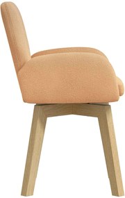 vidaXL Καρέκλες φαγητού 6 τμχ. Μπουκλέ Μπεζ 59 x 57 x 85 εκ.