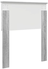 vidaXL Κεφαλάρι με κεφαλάρι Γκρίζο Σονομα 75 cm Επεξεργασμένο ξύλο
