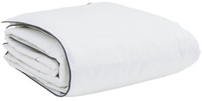 vidaXL Πάπλωμα με μαξιλάρι 2 pcs Λευκό 135 x 200 cm Πούπουλο
