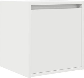 vidaXL Κομοδίνο Επιτοίχιο Λευκά 38x34x40 εκ.