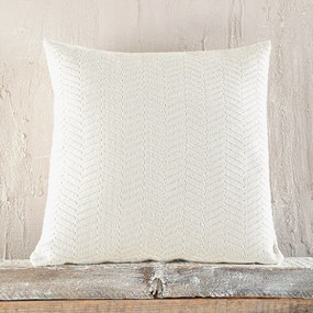 Μαξιλαροθήκη Διακοσμητική Ewan Ecru Ρυθμός 40Χ40 Cotton-Polyester