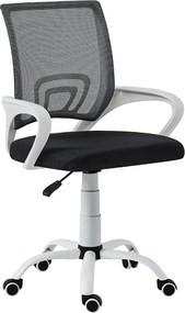 A1850 Sw Λευκο/Μαυρο Mesh Πολυθρονα Γραφειου