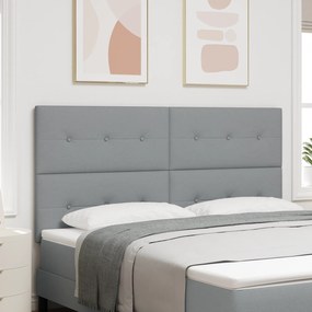 vidaXL Φωτιστικό Κεφαλαρίου LED Γκρι 90 εκ. Υφάδι