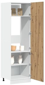 Ντουλάπι ψυγείου Artisan Oak 60x57x207 cm Κατασκευασμένο ξύλο - Καφέ