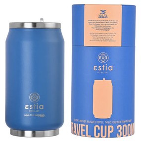 Θερμός Travel Cup Save The Aegean Denim Blue 300ml Estia 01-16838