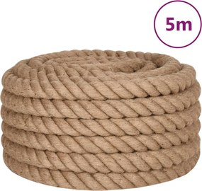 vidaXL Σχοινί Με Μήκος 5 μ. &amp; Πάχος 40 χιλ. από Γιούτα