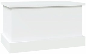 vidaXL Κουτί Αποθήκευσης Λευκό 50x30x28 εκ. από Τεχνητό Ξύλο