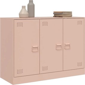 vidaXL Ντουλάπι Ροζ 99x39x73 εκ. από Ατσάλι