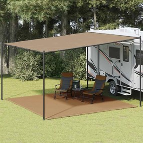 vidaXL Χαλί Σκηνής Taupe 400 x 400 εκ.