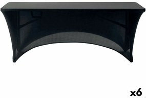 Προστατευτική Θήκη Aktive Μαύρο 183 x 76 x 76 cm Τραπέζι Aξεσουάρ Oχημάτων Δρόμο (x6)