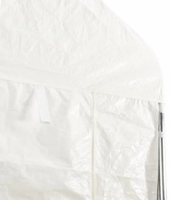 vidaXL Κιόσκι με Τέντα Λευκό 15,61 x 5,88 x 3,75 μ. από Πολυαιθυλένιο