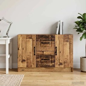 vidaXL Πλαϊνό γραφείο Παλαιωμένο ξύλο 89 x 34,5 x 57 εκ.
