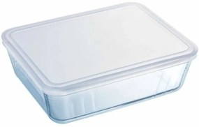 Δοχείο συντήρησης τροφίμων Pyrex Λευκό Διαφανές Ορθογώνιο 1,5 L