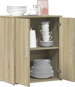vidaXL Βοηθητικό Ντουλάπι Sonoma Δρυς 60x31x70 εκ. Επεξεργασμένο Ξύλο